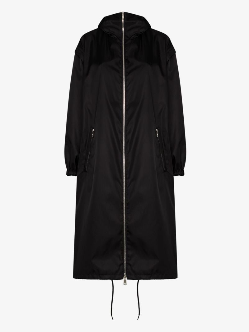 Hooded Zip-up Raincoat