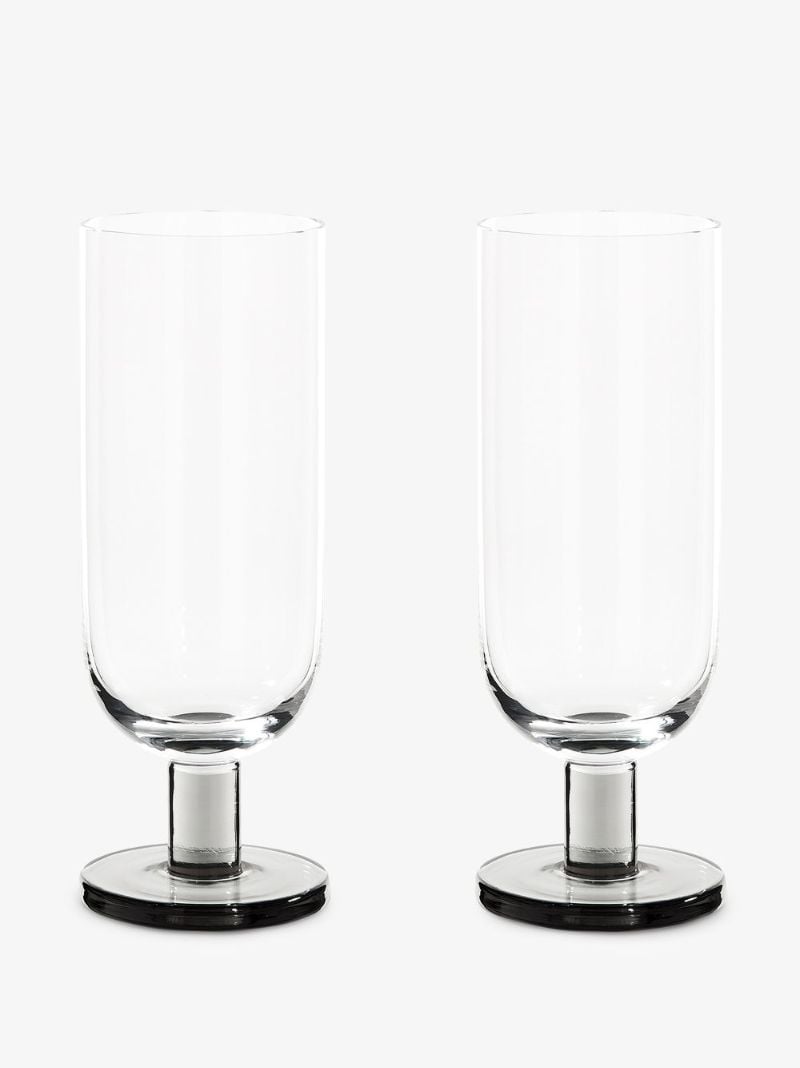 Grey Highball Glasses Set
