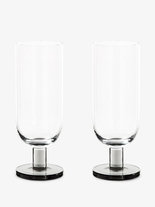 Grey Highball Glasses Set