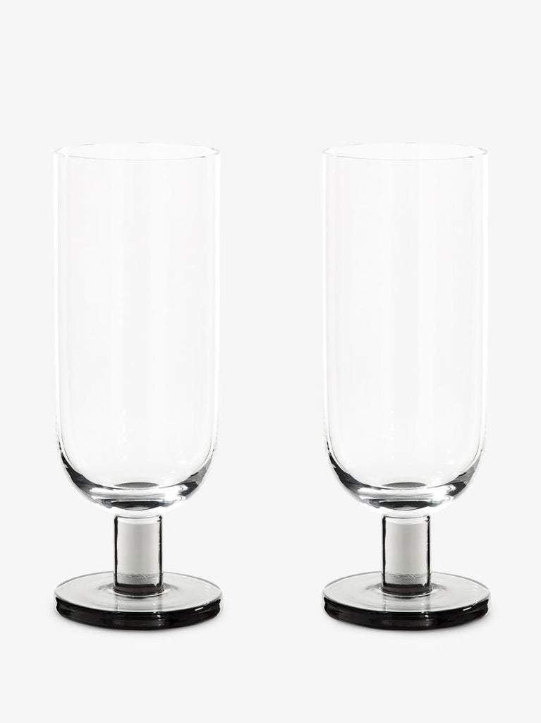Grey Highball Glasses Set
