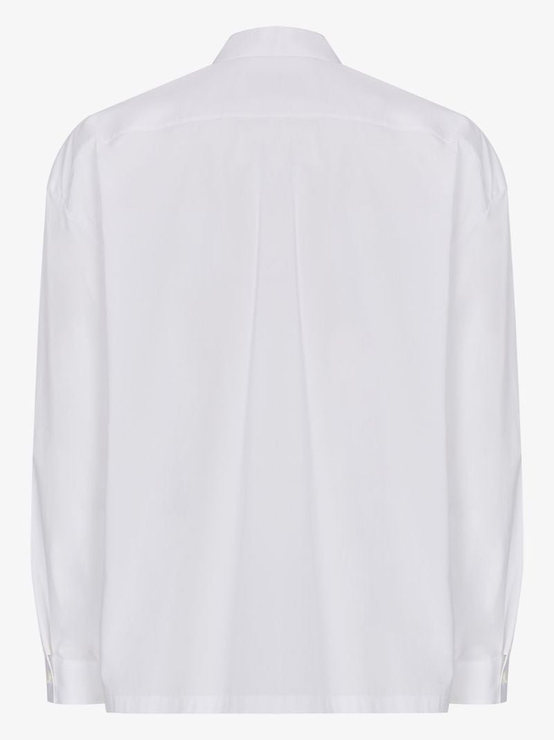Zip-up Cotton Shirt