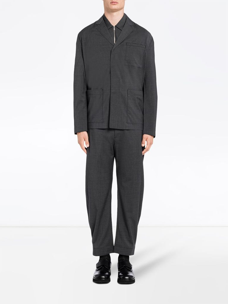 Re-nylon Logo Blazer