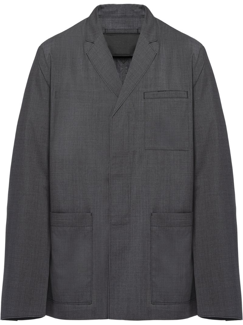 Re-nylon Logo Blazer