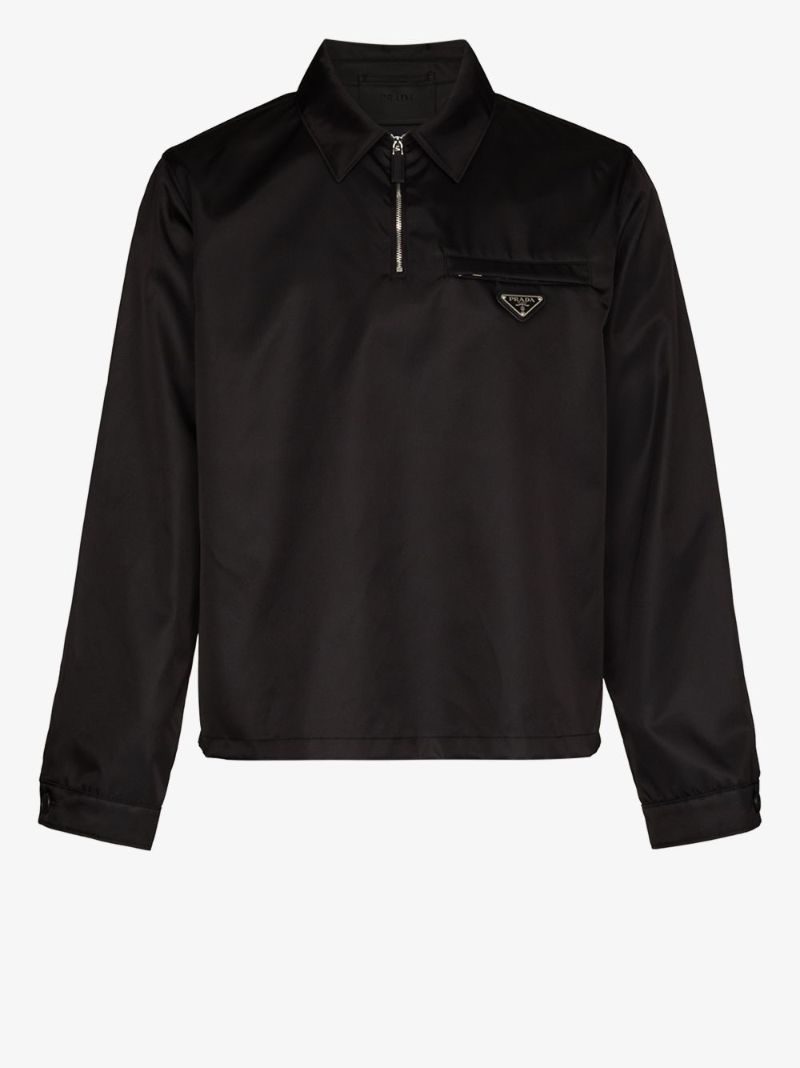 Re-nylon Half-zip Jacket