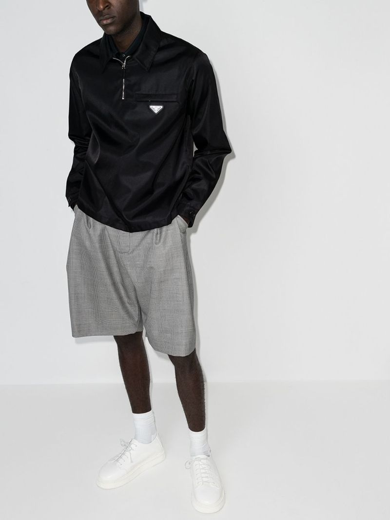Re-nylon Half-zip Jacket