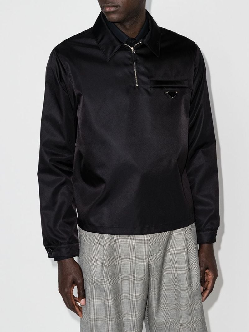 Re-nylon Half-zip Jacket