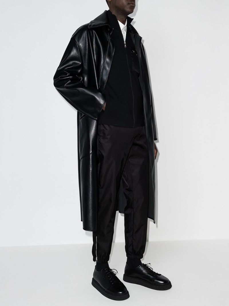 Zip-up Wool Cardigan