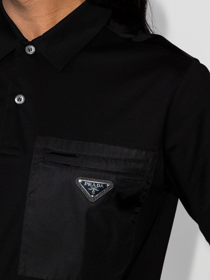 Logo Patch Polo Shirt