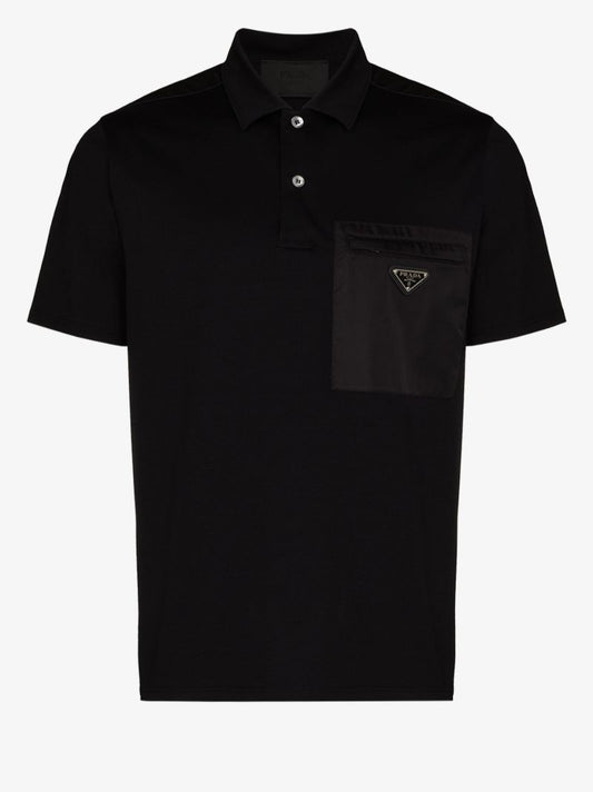 Logo Patch Polo Shirt