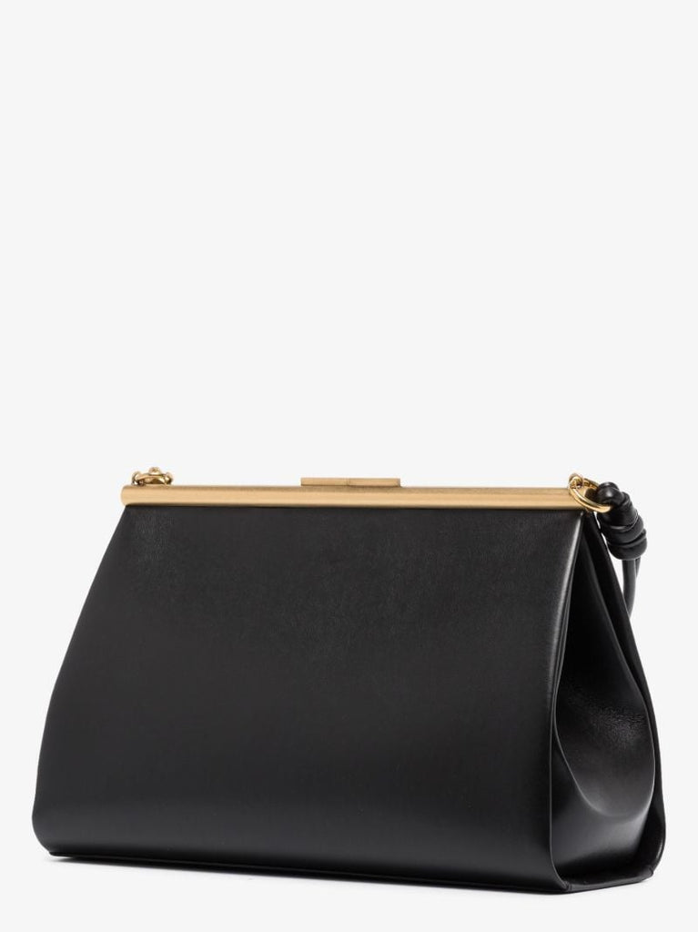 Black Medium Chunky Chain Shoulder Bag