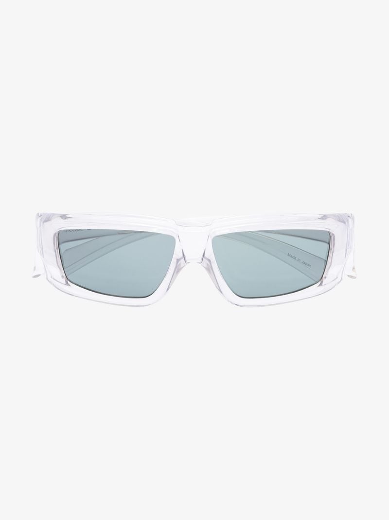 Silver Square Frame Sunglasses