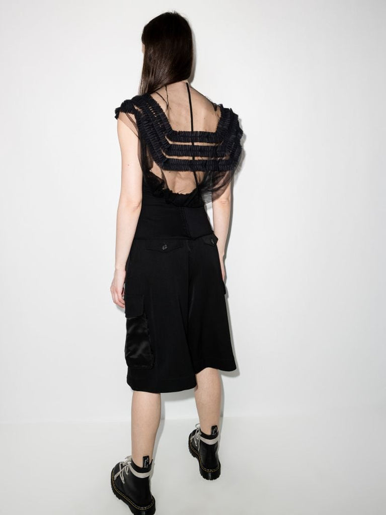 Frilled Trim Cotton Top