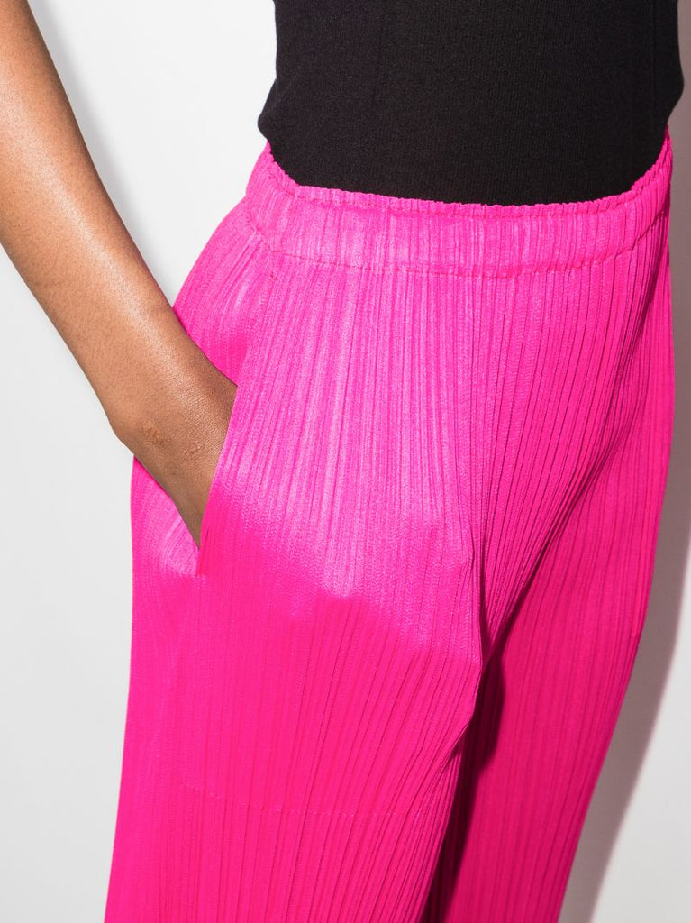 New Colourful Basics PlissÃ_x0083_Â© Trousers