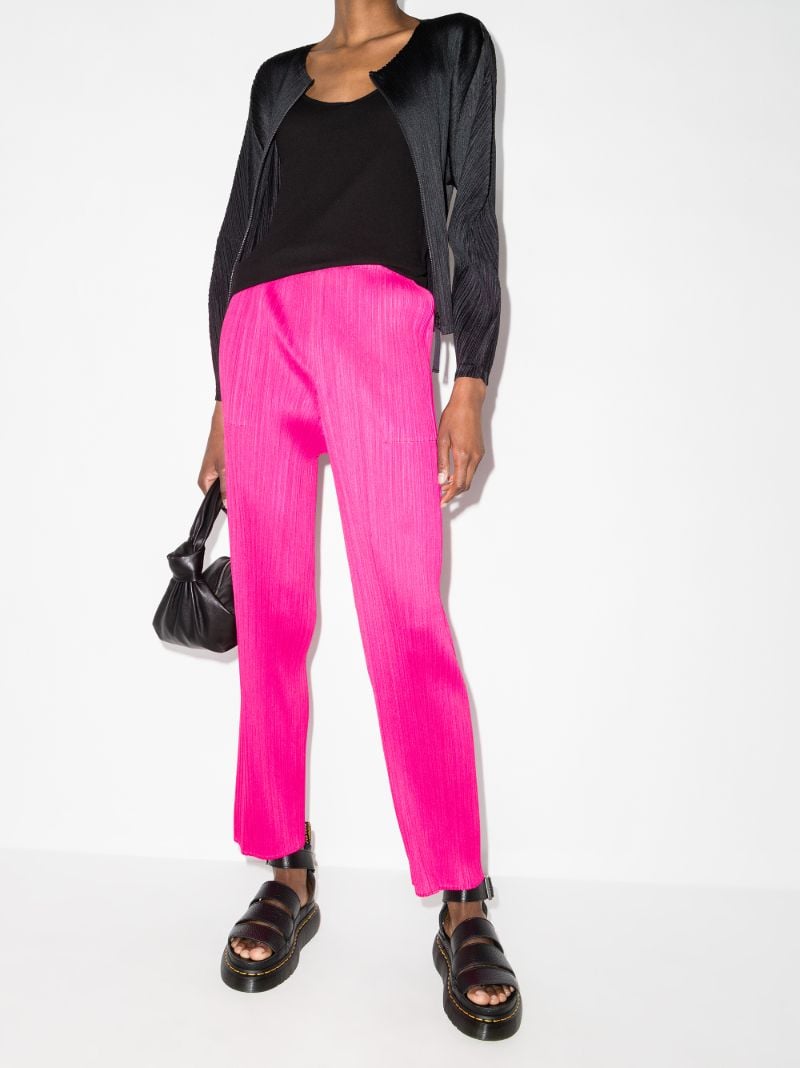 New Colourful Basics PlissÃ_x0083_Â© Trousers