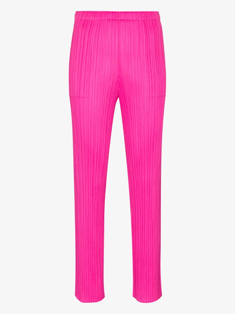 New Colourful Basics PlissÃ_x0083_Â© Trousers