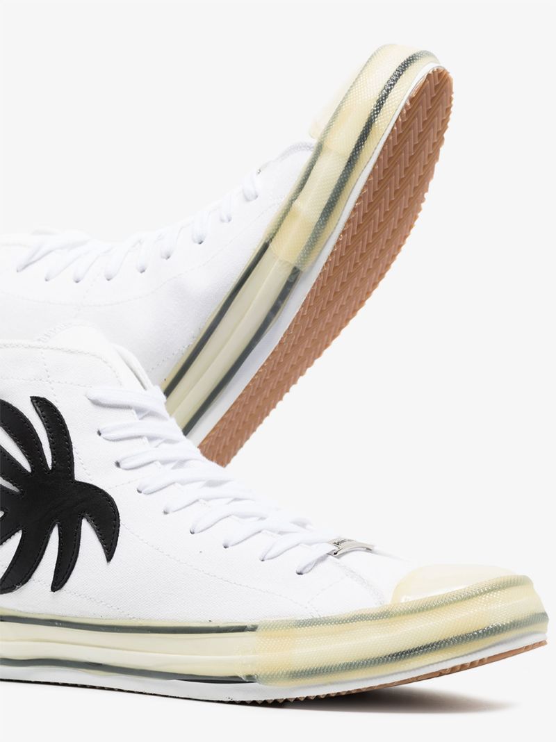 White High Top Canvas Sneakers