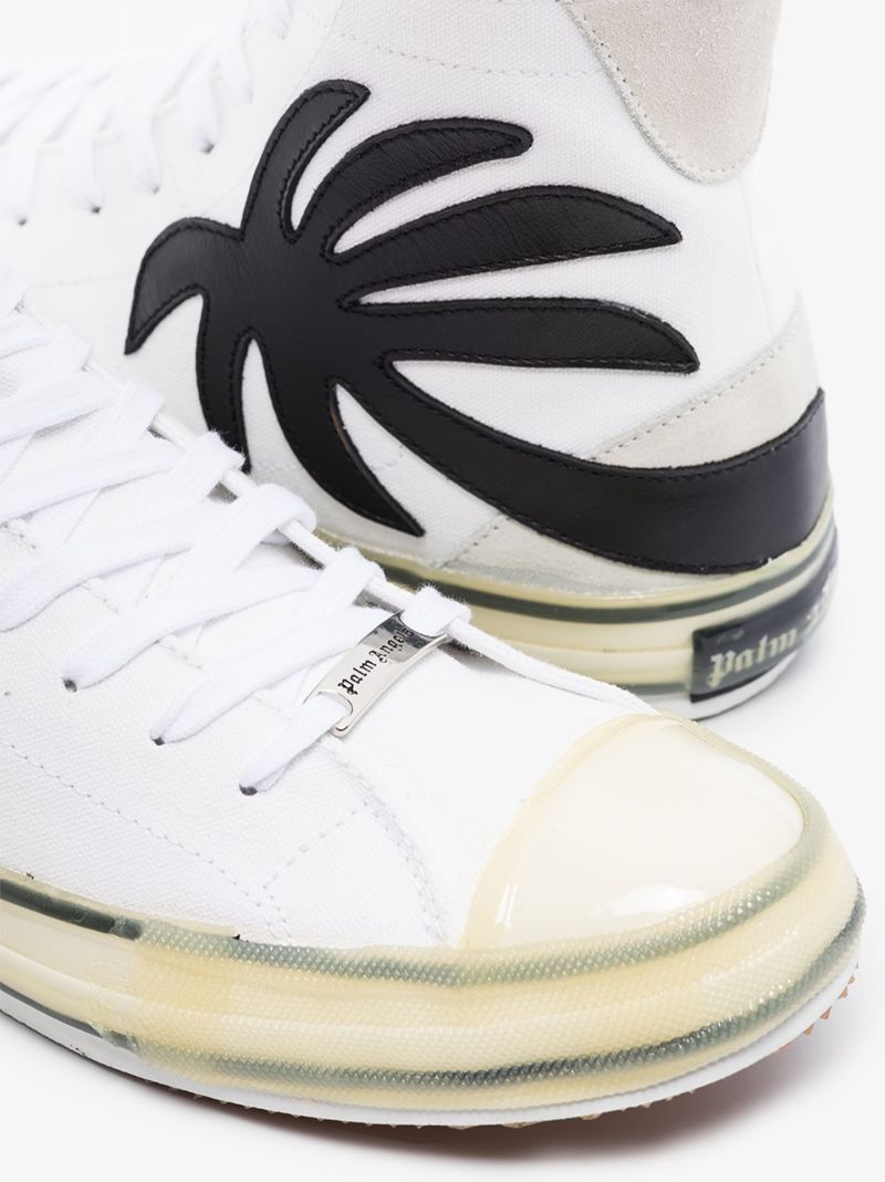 White High Top Canvas Sneakers