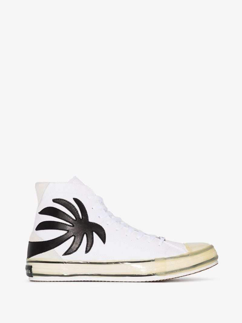 White High Top Canvas Sneakers