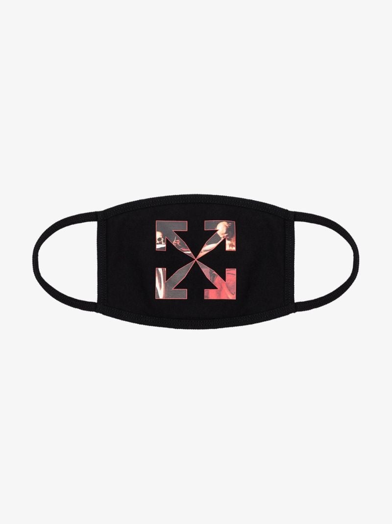 Black Caravaggio Arrows Face Mask