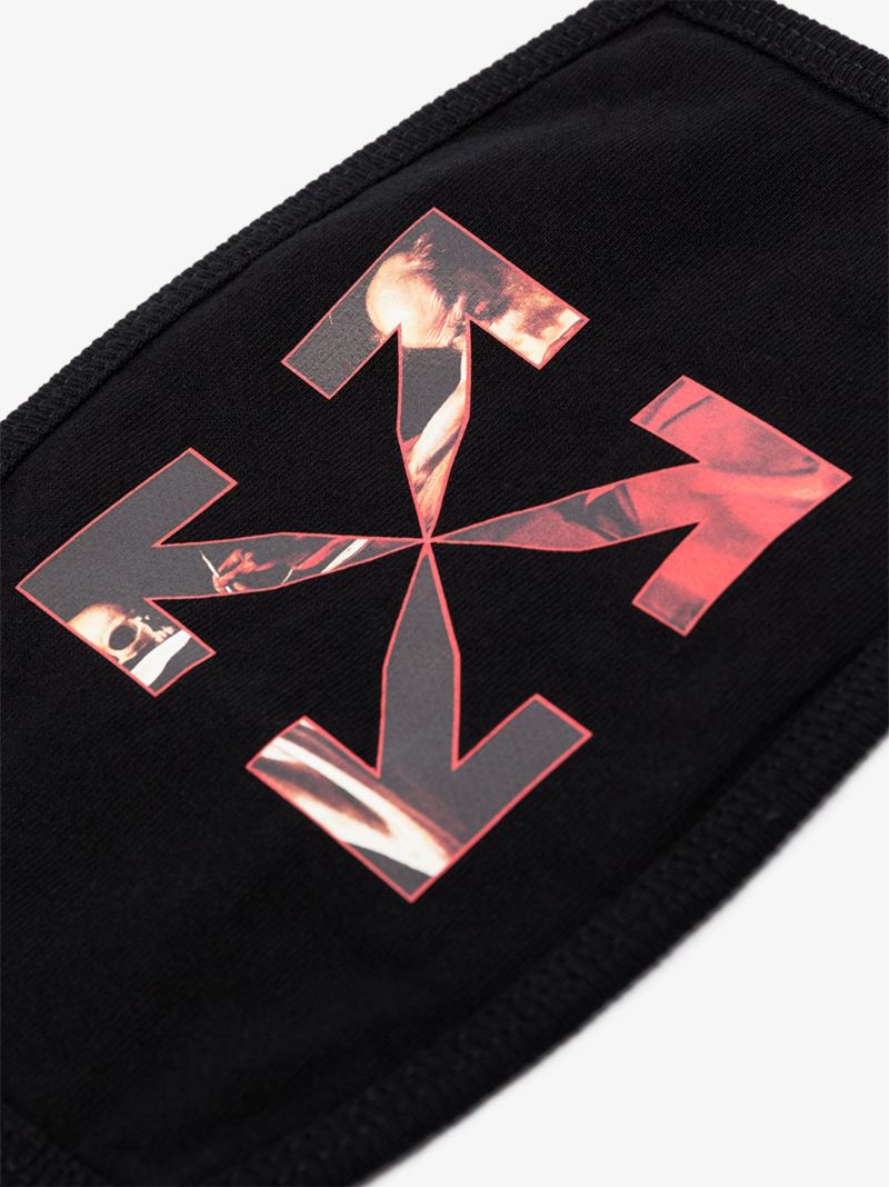 Black Caravaggio Arrows Face Mask