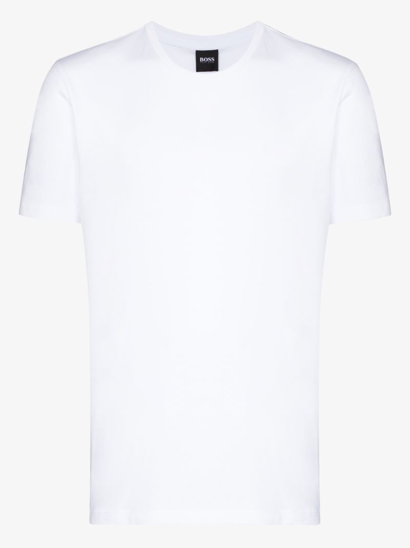 Logo Embroidered Cotton T-shirt