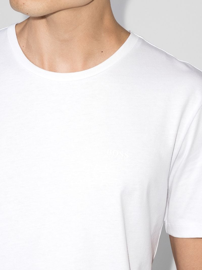 Logo Embroidered Cotton T-shirt