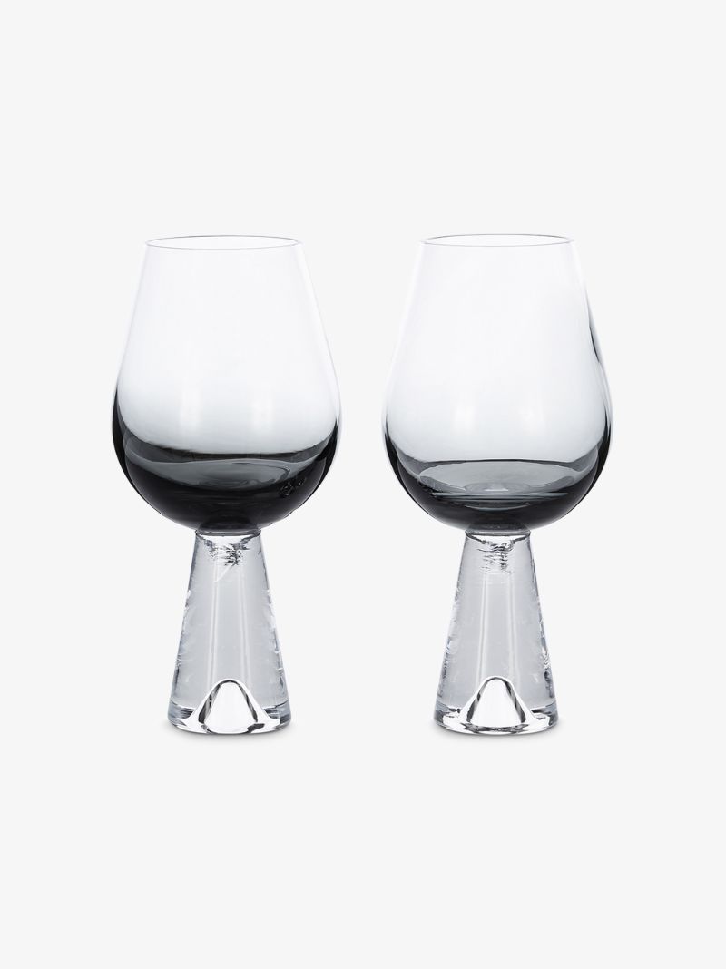 Grey Tank Wine Glass Set