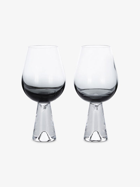 Grey Tank Wine Glass Set
