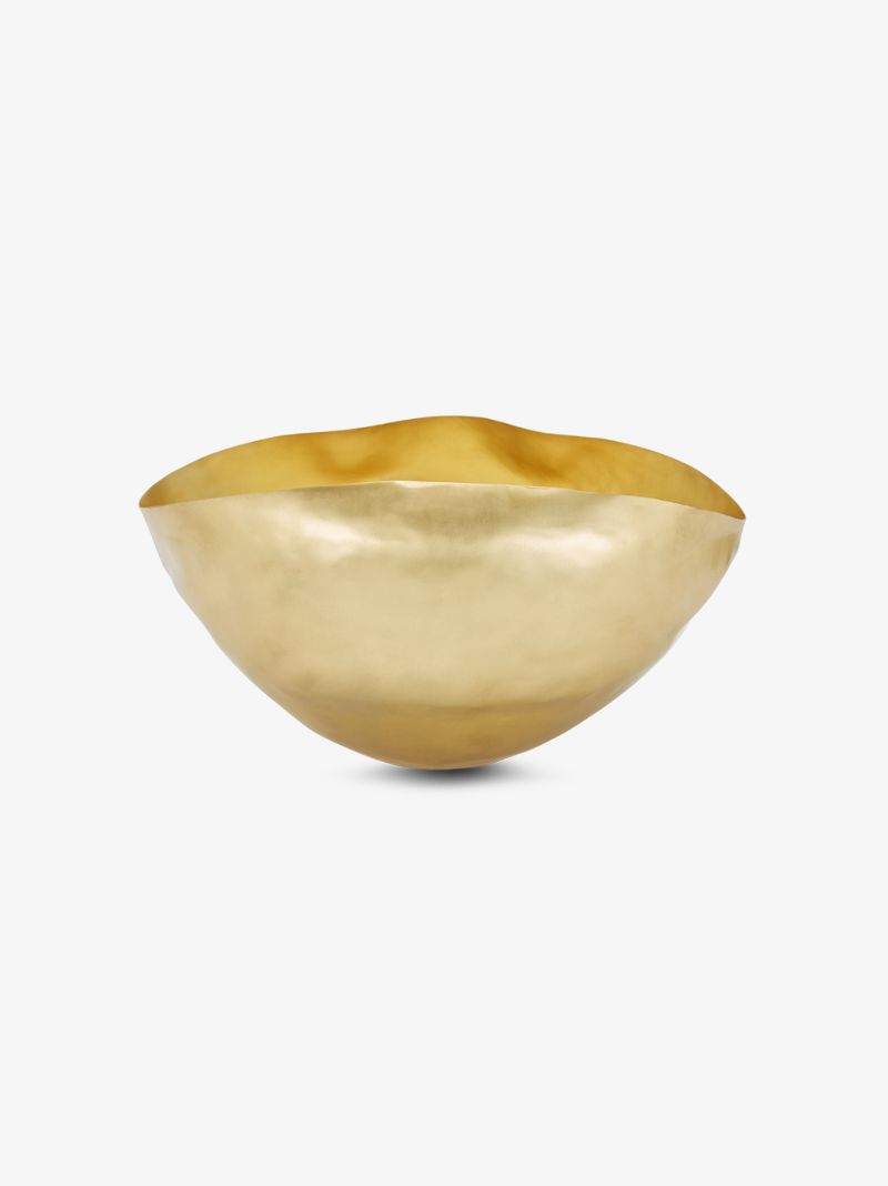 Gold Tone Bash Large Vessel