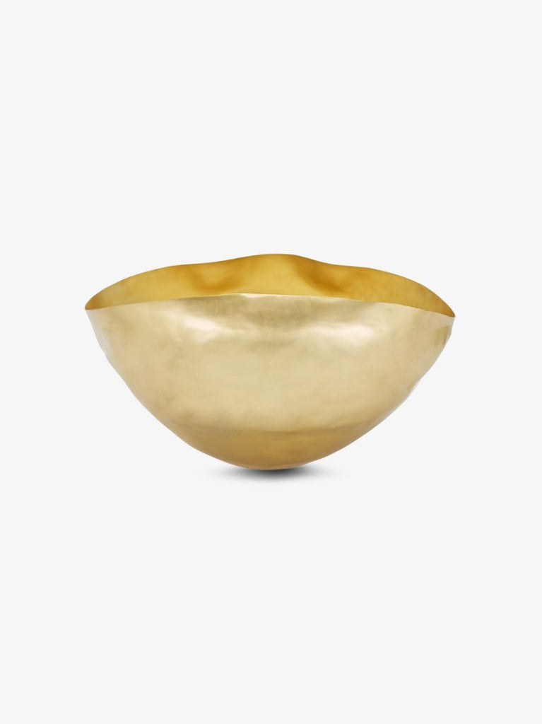 Gold Tone Bash Large Vessel