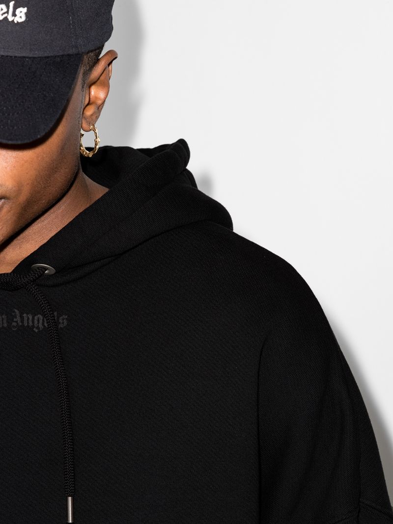 Logo Print Oversized Hoodie