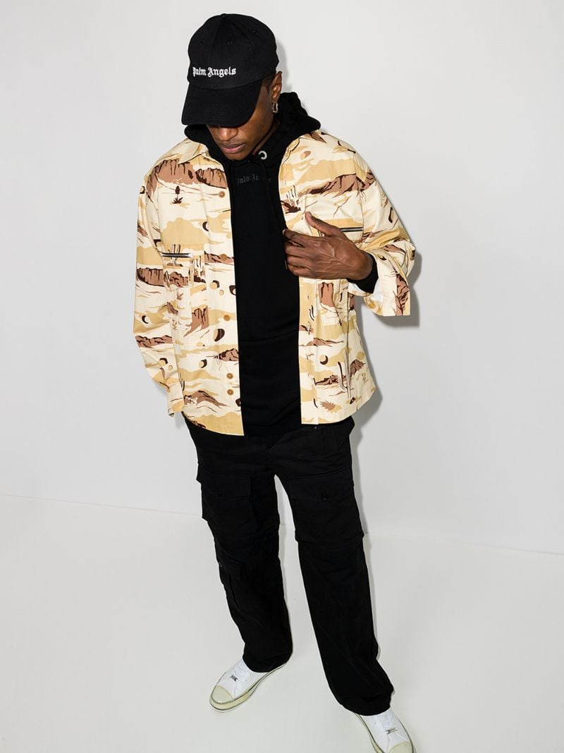Logo Print Oversized Hoodie