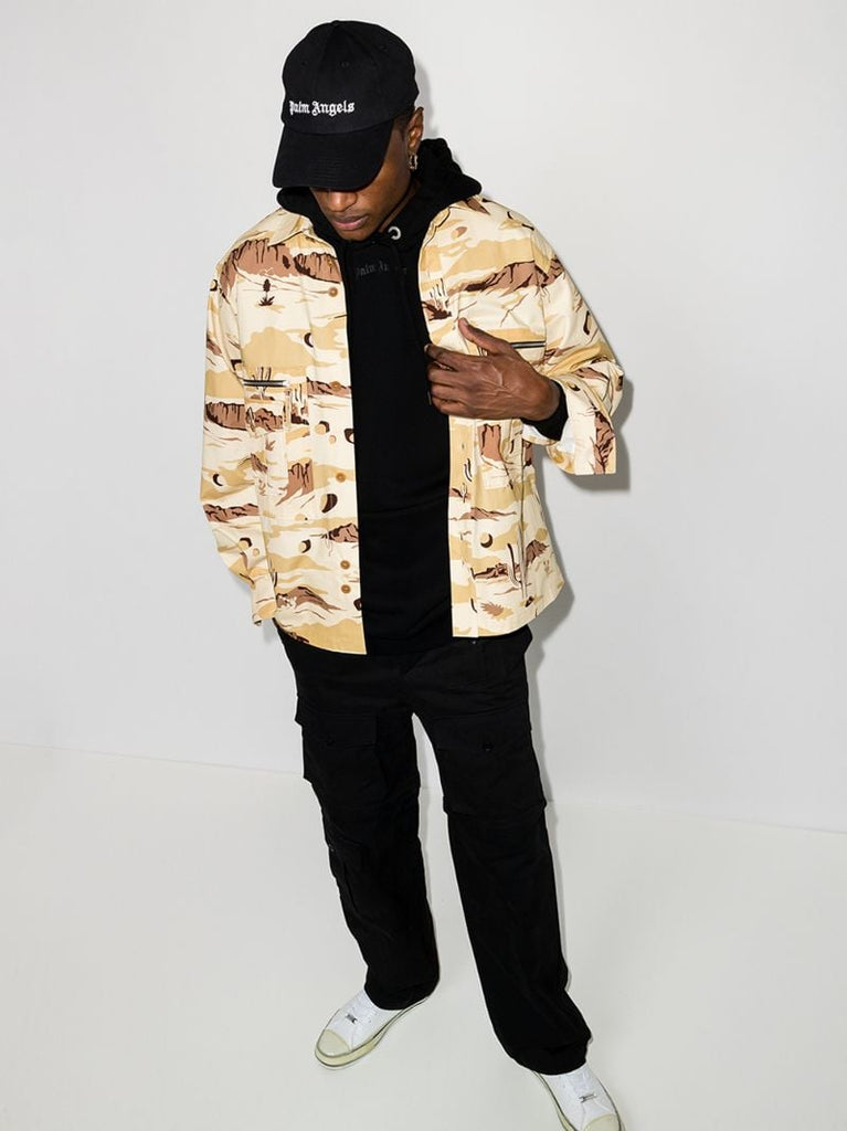 Logo Print Oversized Hoodie