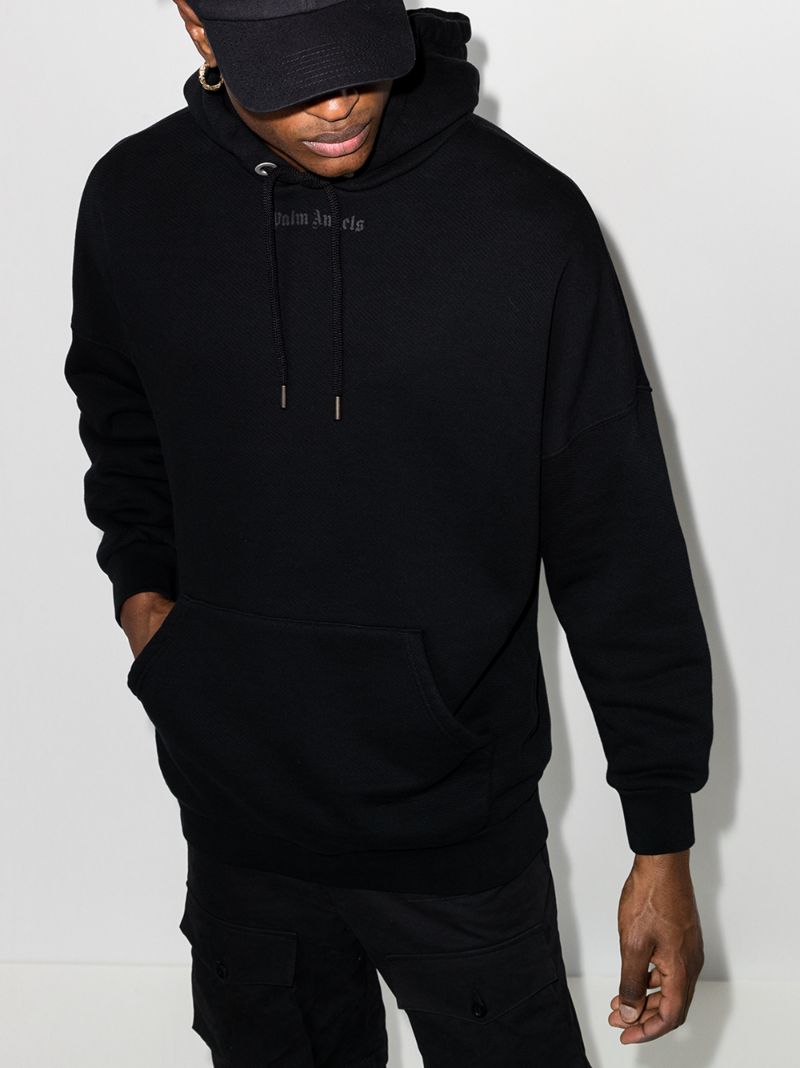Logo Print Oversized Hoodie
