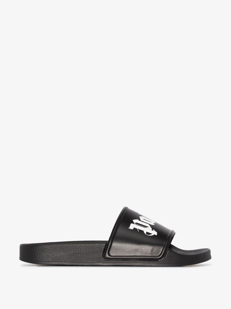 Black Embossed Logo Slides