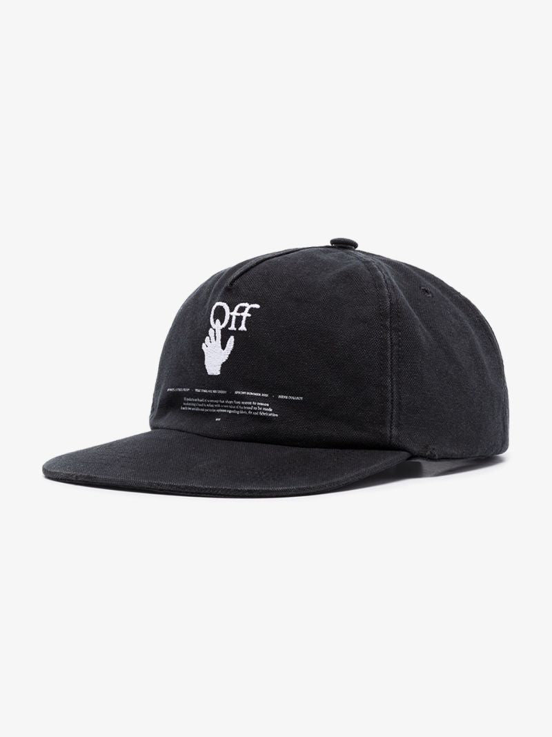 Black Hands Off Logo Cap