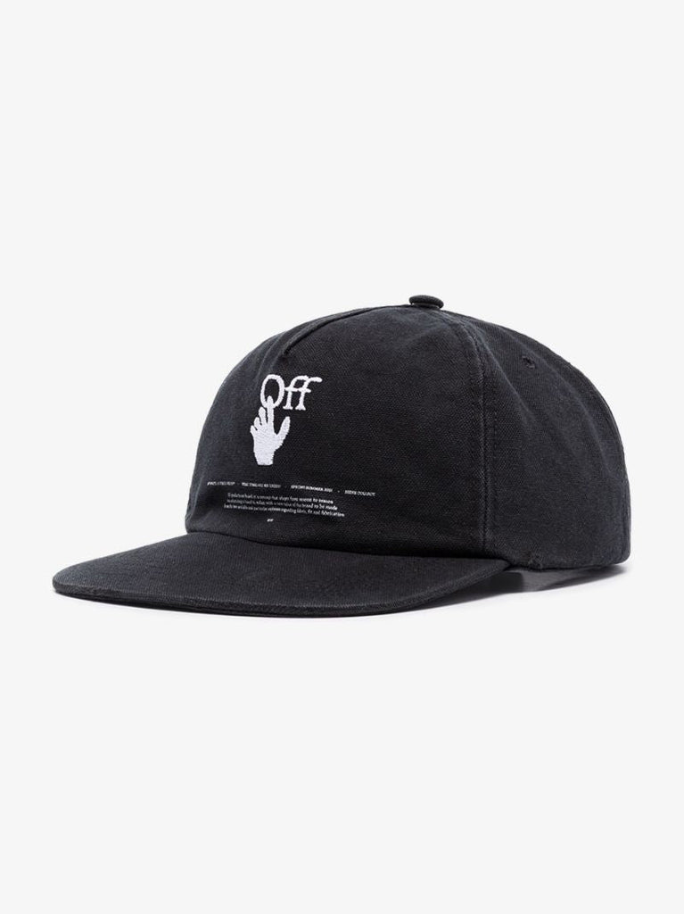 Black Hands Off Logo Cap