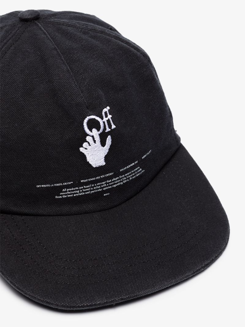 Black Hands Off Logo Cap