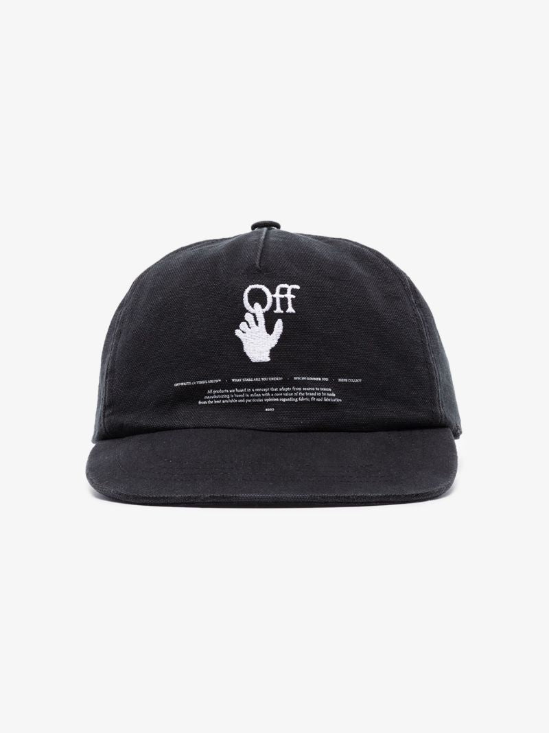Black Hands Off Logo Cap