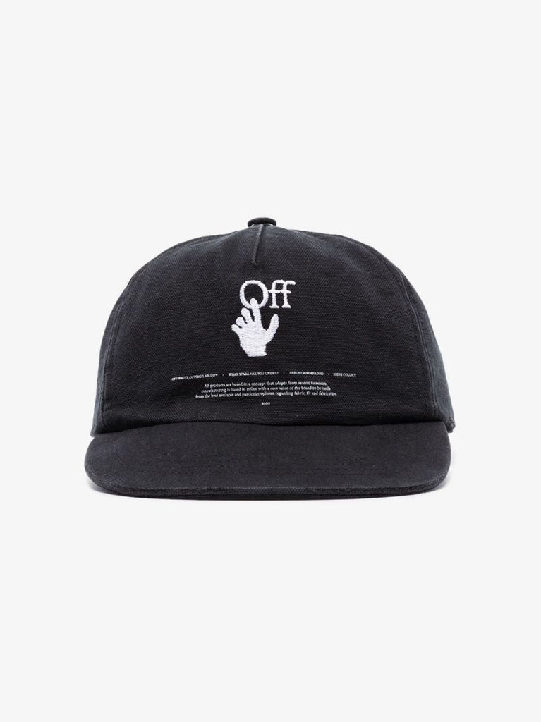 Black Hands Off Logo Cap