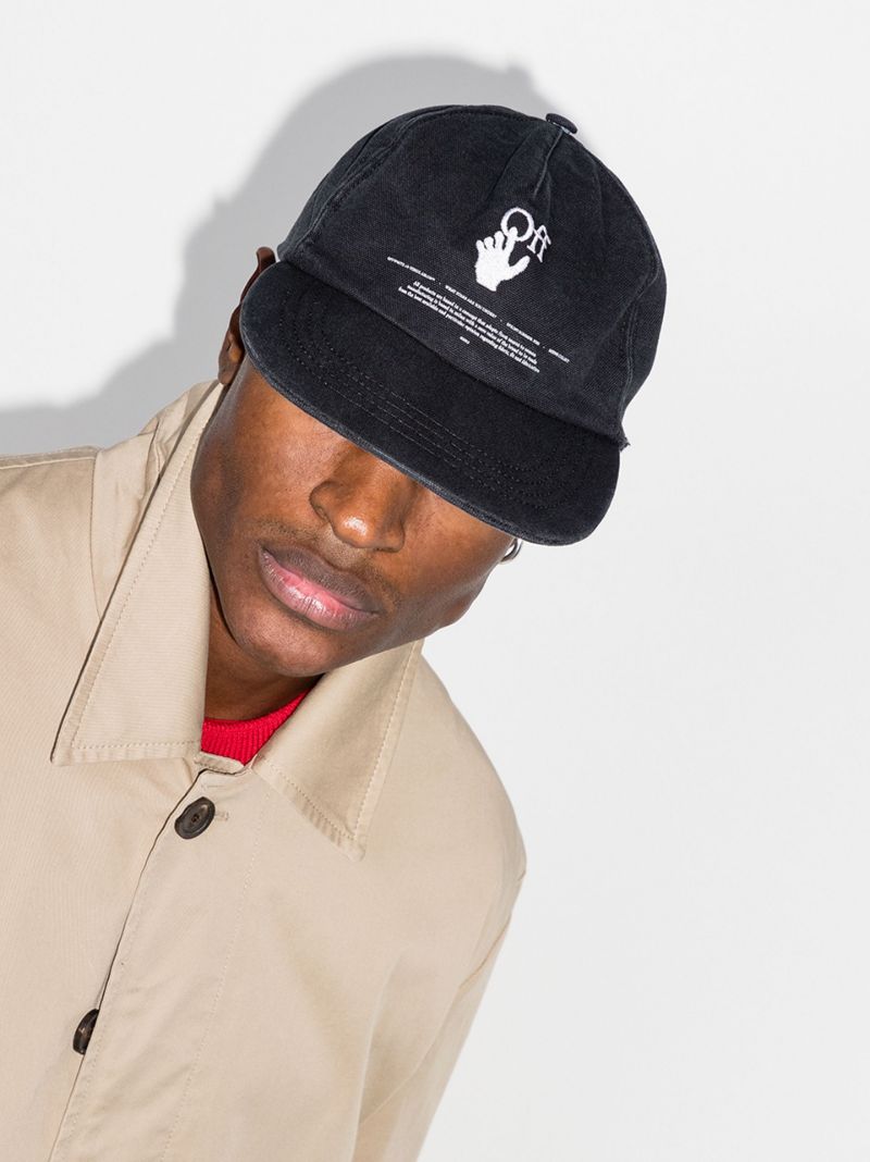 Black Hands Off Logo Cap