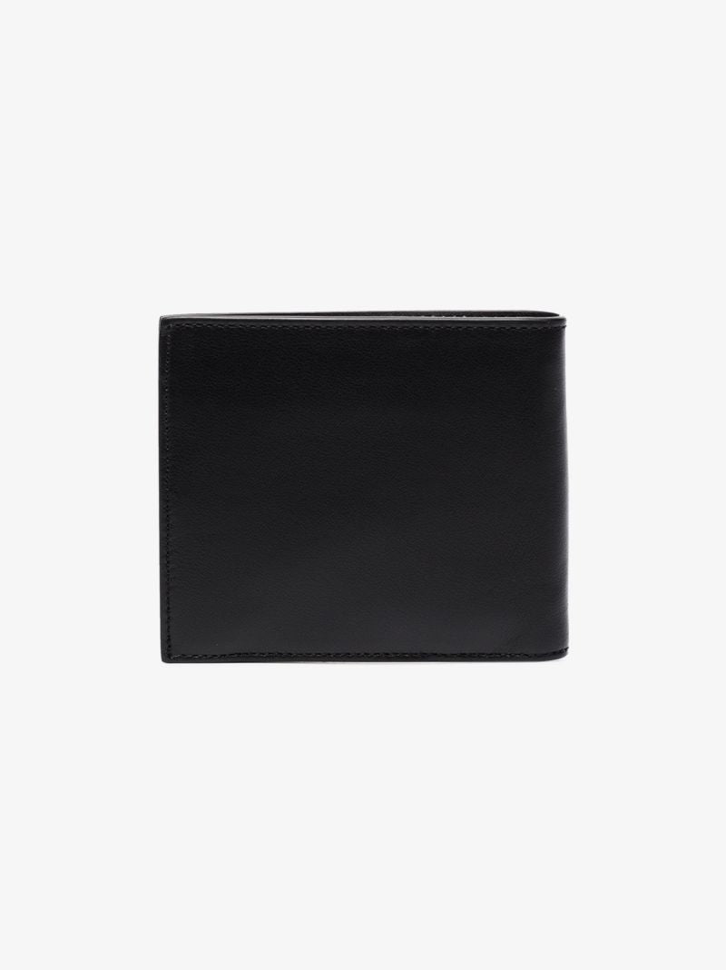 Black Quote Leather Bifold Wallet