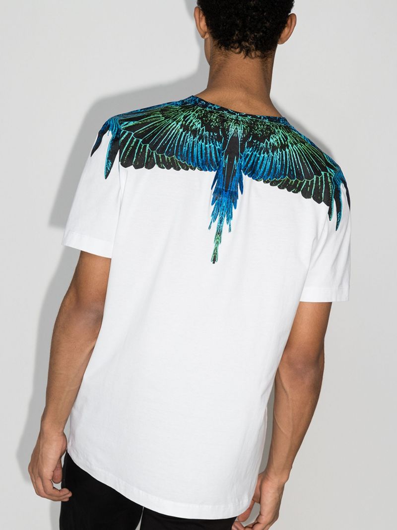 Wings Print Cotton T-shirt