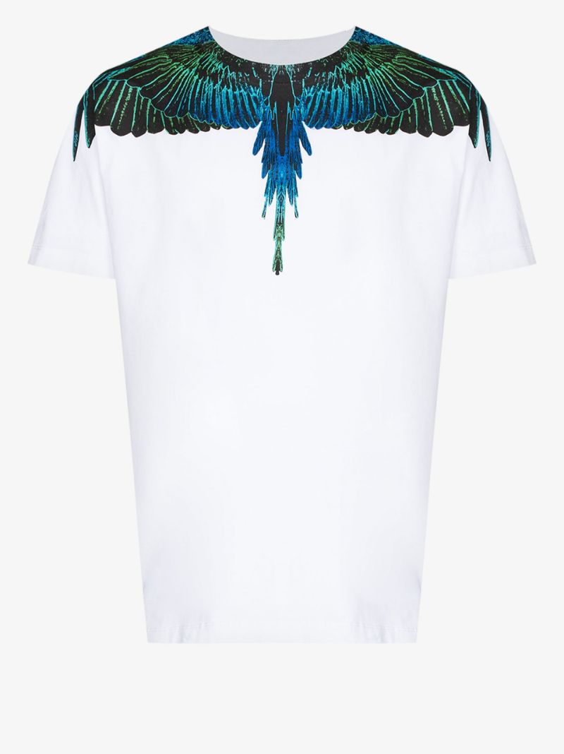 Wings Print Cotton T-shirt