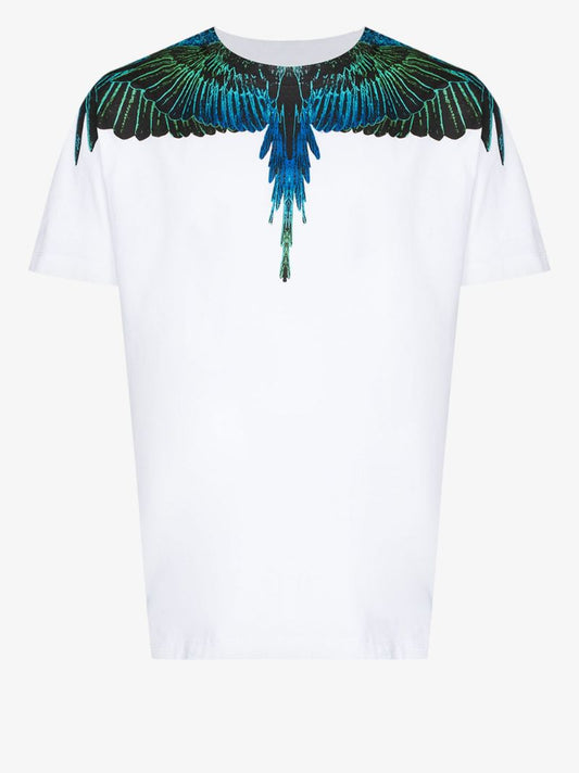 Wings Print Cotton T-shirt