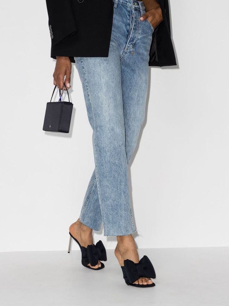 Black Allen 100 Bow Mules