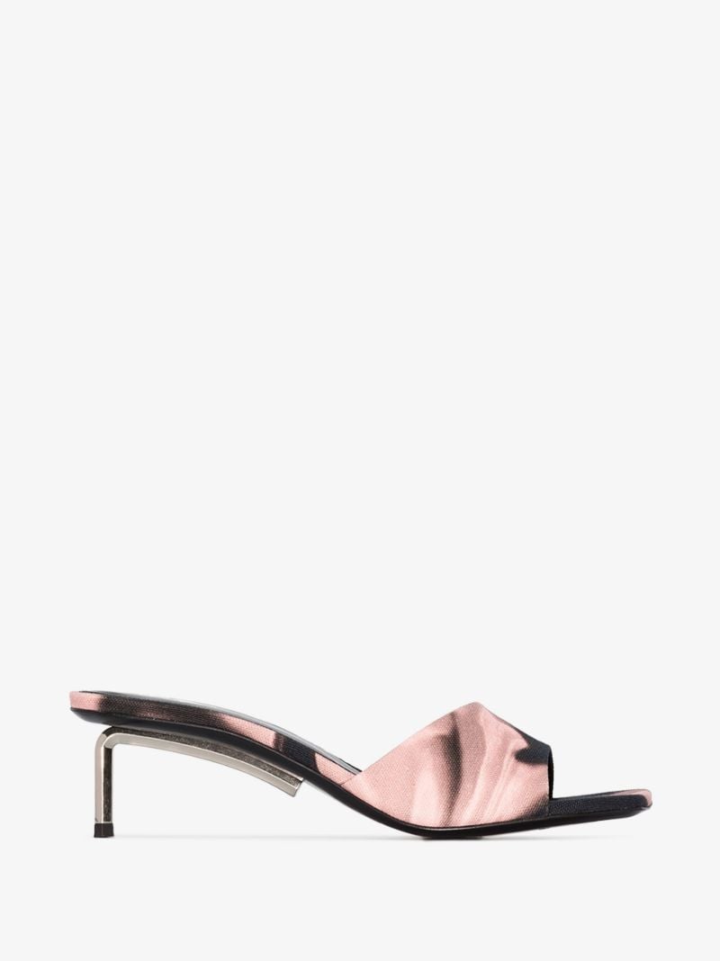 Black Liquid Melt 50 Leather Mules