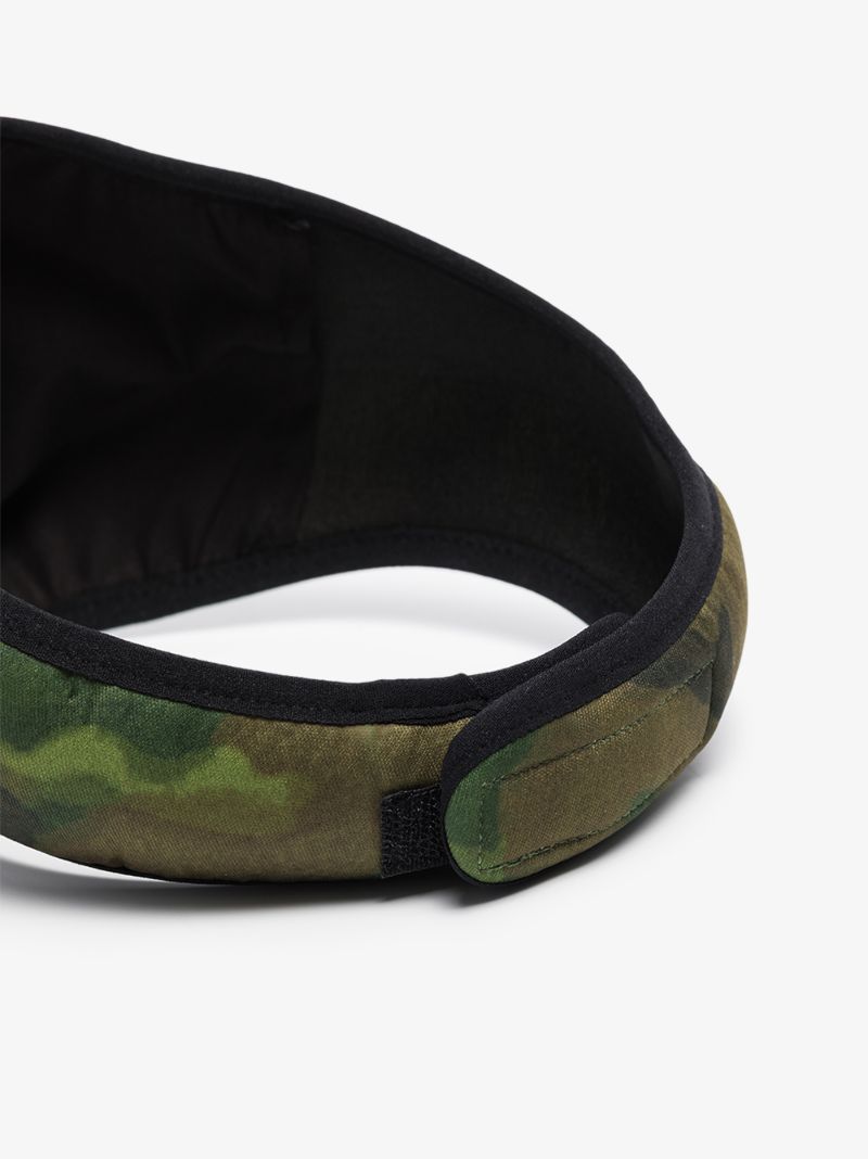 Green Camouflage Logo Face Mask