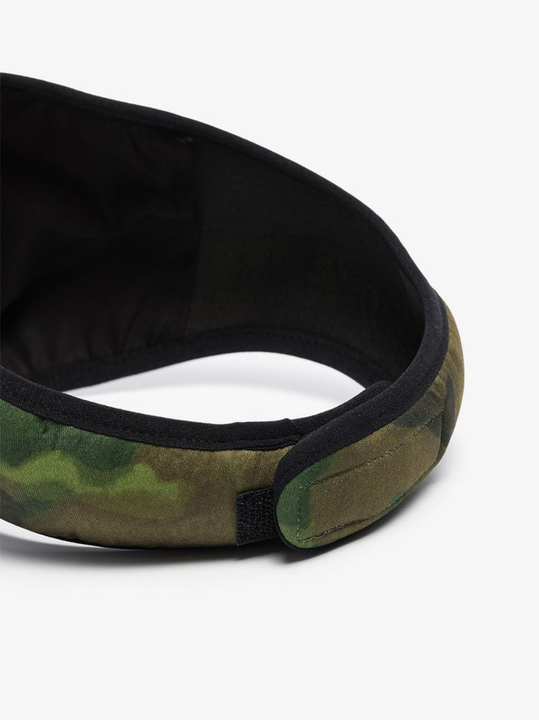 Green Camouflage Logo Face Mask