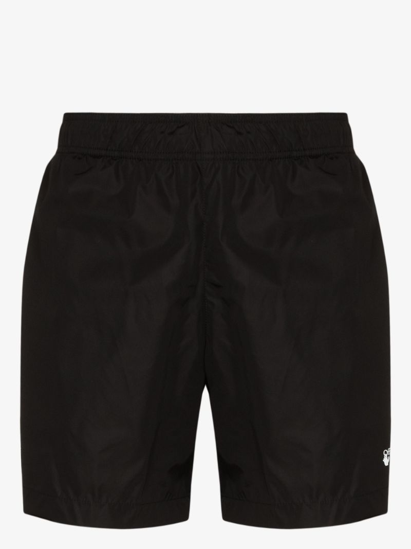 Small Logo Print Swim Shorts